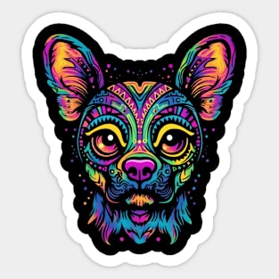 Suger Skull Dog Sticker